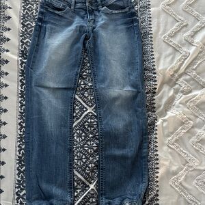 BKE Women's Dark Blue Straight Leg Jeans